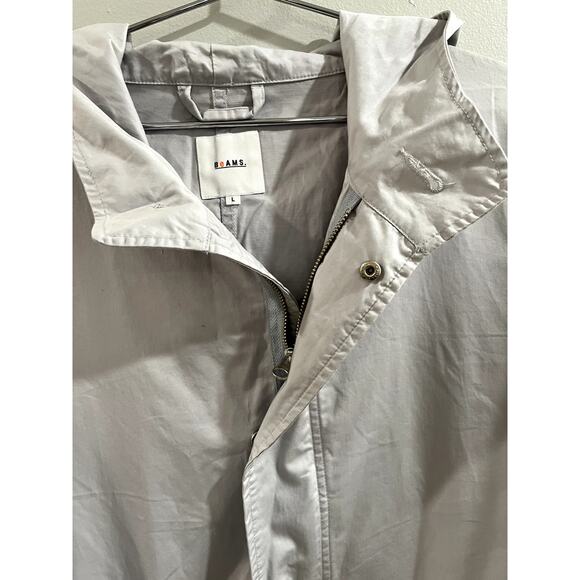 Beams — Hooded Mod Coat in Light Grey — Japanese L - Picture 8 of 16